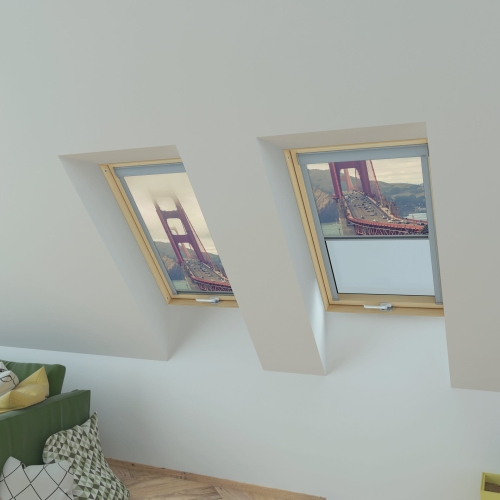 FAKRO Verdunkelungsrollo ARF/P04 94x140 [ARFAAAAP0409] – Bild 1