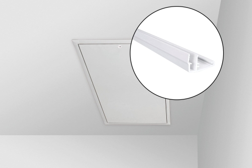 FAKRO Abdeckleisten für Bodentreppen LXL-PVC 86x144 [80AZ56] – Bild 2